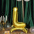 Gold 27 Inch Mylar Letter Balloons Self Supporting Air Or Helium