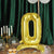 Gold Mylar Letter Balloons 27 Inch Self Supporting Helium Or Air