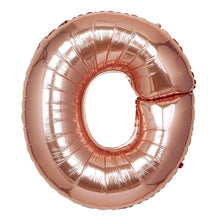 Metallic 40 Inch Mylar Foil Letter & Number Balloons in Blush & Rose Gold 