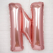 40" Blush Mylar Foil Letter Helium Balloons