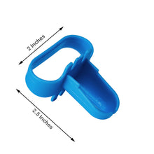 5 Pack of Blue Balloon Easy Knot Tying Devices 