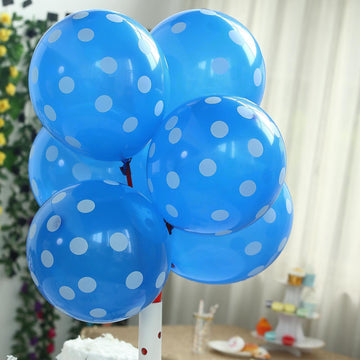 Get the Party Started with Royal Blue and White Balloons