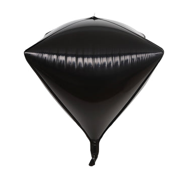 Elevate Your Event Decor with Shiny Black 4D Diamond Balloons