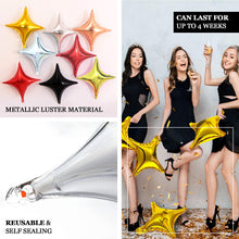3 Pack | 23inches Rose Gold Quadrangle Star Mylar Foil Helium Air Balloon