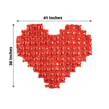 Red Extra Large Metallic Mylar Foil Heart Balloon - 41 Inch X 36 Inch