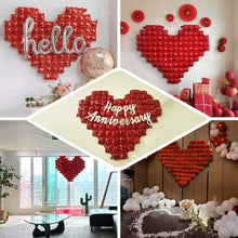 Metallic Red Heart Extra Large Mylar Foil Balloon - 41 Inch X 36 Inch
