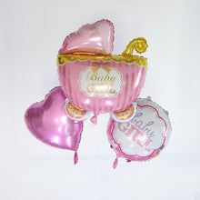 Mylar Foil Balloon Set Of 5 For Gender Reveal Party Decorations