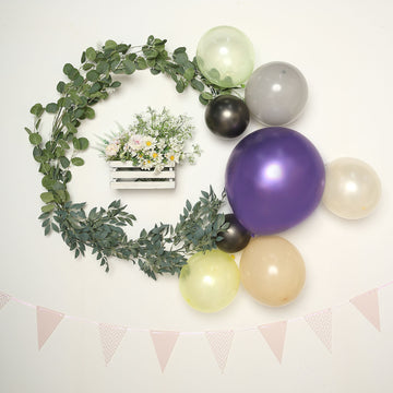 Add a Pop of Color to Your Celebrations with Metallic Chrome Purple Balloons