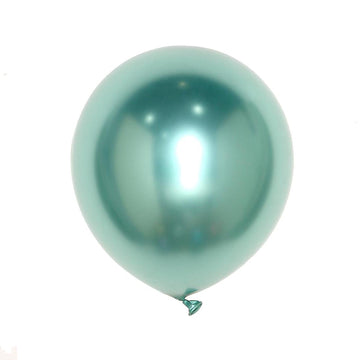 Transform Any Space with Metallic Chrome Green Balloons