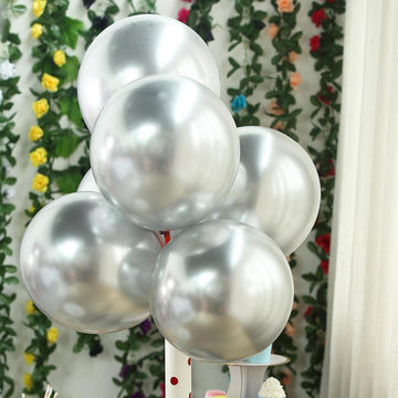 Unleash Your Creativity with Metallic Chrome Silver Balloons