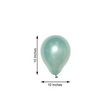 25 Pack | 10inches Matte Pastel Dusty Blue Helium/Air Latex Party Balloons