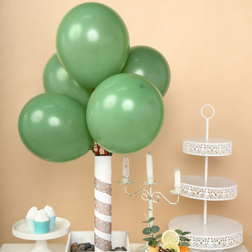 Elevate Your Event Decor with Matte Pastel Dusty Sage Green Balloons