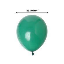 Air & Helium 12 Inch Matte Pastel Hunter Emerald Green Latex Party Balloons 25 Pack