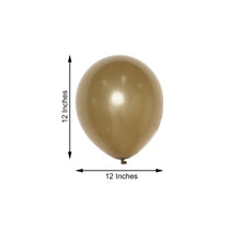 25 Pack | 12inch Matte Pastel Mocha Helium or Air Latex Party Balloons