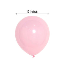 12 Inch Air or Helium Latex Balloons Matte Pastel Pink 25 Pack