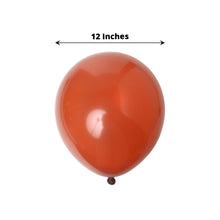25 Pack Matte Pastel Terracotta (Rust) Helium/Air Latex Party Balloons 12inch