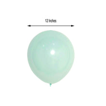 12 Inch Air or Helium Latex Balloons Matte Pastel Turquoise 25 Pack