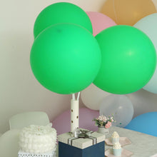 10 Pack - 18" Green Round Latex Balloons - Helium Balloons