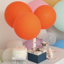 10 Pack | 18inch Matte Pastel Orange Helium or Air Latex Party Balloons
