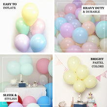 25 Pack Air & Helium Matte Pastel Peacock Teal Latex Balloons 12 Inch