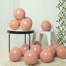 Double Stuffed Latex Balloons 10 Inch 25 Pack Prepacked Matte Dusty Rose