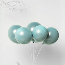 Shiny Dusty Blue Balloons Prepacked Double Stuffed 25 Pack Latex 12 Inch