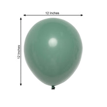 25 Pack Double Stuffed Latex Balloons Olive Green 12 Inch