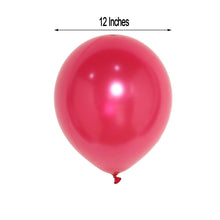 12 Inch Helium Air or Water Latex Balloons Shiny Pearl Wine 25 Pack