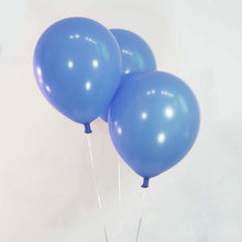 25 Pack | 12inches Shiny Pearl Blue Latex Helium, Air or Water Balloons