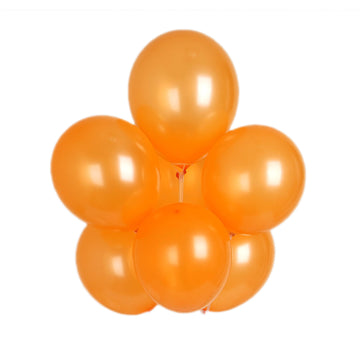 Create a Memorable Event with 25 Pack Shiny Pearl Orange Latex Balloons