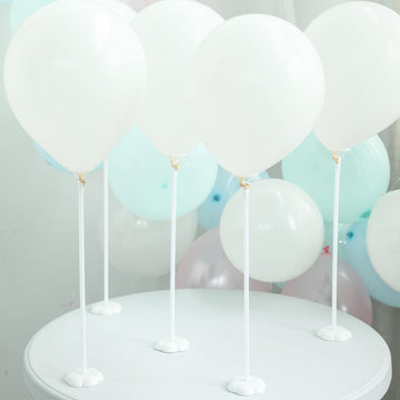 Elegant White Balloon Stand for Stunning Event Decor
