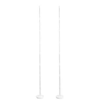 Easy-To-Use White Plastic Column Stand Kit for Budget-Friendly Party Decorations