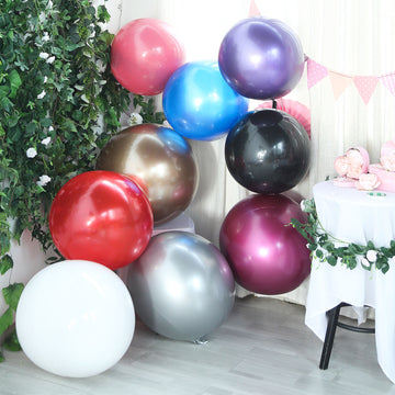 Dazzle Your Guests with Long-Lasting Gold Reusable UV Protected Sphere Vinyl Balloons