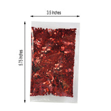 Burgundy Confetti Bag Glitter 50 Gram Metallic 