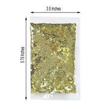 Gold Confetti Bag Glitter 50 Gram Metallic 