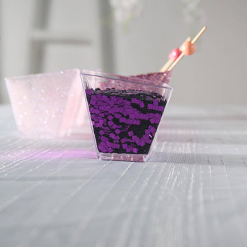 Add a Touch of Glamour with Metallic Purple Glitter