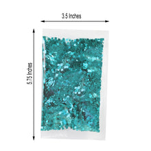 Turquoise Confetti Bag Glitter 50 Gram Metallic 