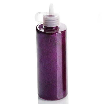 Versatile and Fun DIY Sensory Bottle with Metallic Purple Glitter Glue