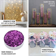 1 lb Metallic DIY Craft Bottle Purple Confetti Glitter 