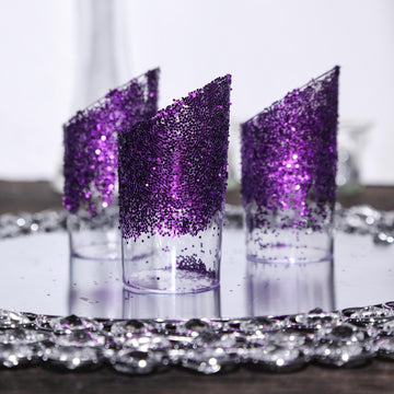 Add a Touch of Glamour to Your DIY Crafts with Metallic Purple Chunky Confetti Glitter