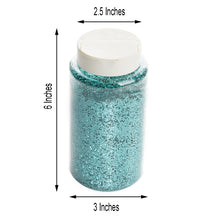 Turquoise Confetti DIY Craft Bottle Metallic Glitter 1 lb 