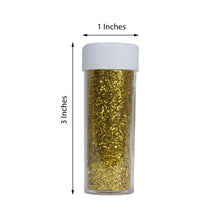 Extra Fine Metallic Gold Glitter Powder 23 Gram Bottle