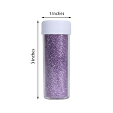 Extra Fine Metallic Lavender Glitter Powder 23 Gram Bottle