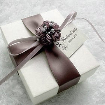 Chocolate Brown Wedding Favor Boxes - A Gesture of Gratitude