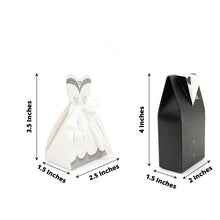 50 Gift Boxes Of Wedding Dress And Tuxedo Theme