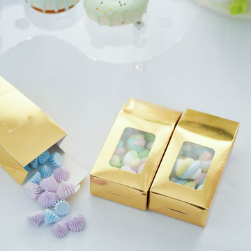 Gold Tote Gift Boxes: The Perfect Candy Gift Boxes for Any Celebration
