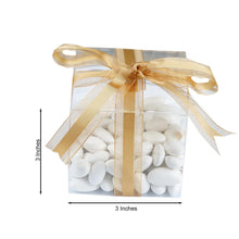 3 Inch Easy DIY Clear Party Or Shower Favor Candy Gift Boxes 25 Pack
