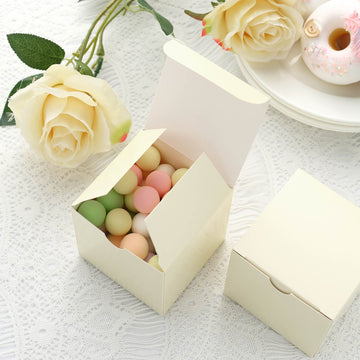 Ivory Party Favor Boxes for Every Occasion