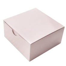 100 Pack | 4inch x 4inch x 2inch Blush/Rose Gold Cake Cupcake Party Favor Gift Boxes#whtbkgd