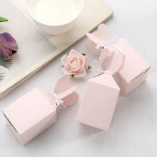 Blush Floral Top with Satin Ribbon Favor Box 25 Pack